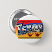 Grüße aus Texas Button (Vorne & Hinten)
