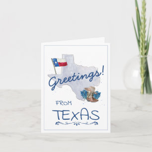 Grüße aus Texas Card Karte