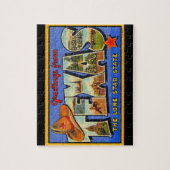Grüße aus Texas das Lone Star Staat Puzzle (Vertikal)