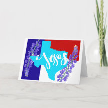 Grüße aus Texas! Grußkarte