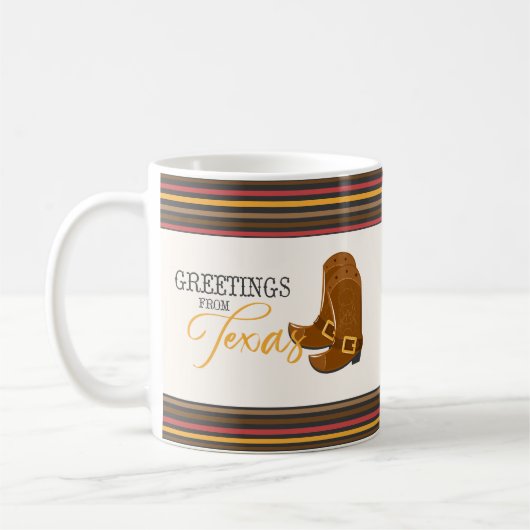 Grüße aus Texas Kaffeetasse (Links)