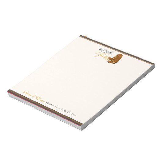 Grüße aus Texas Notizblock (Rotiert)