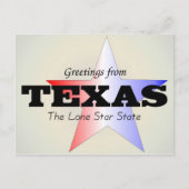 Grüße aus Texas Postkarte (Vorderseite)