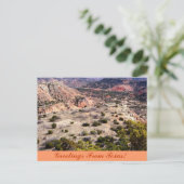 Grüße aus Texas! Postkarte (Stehend Vorderseite)