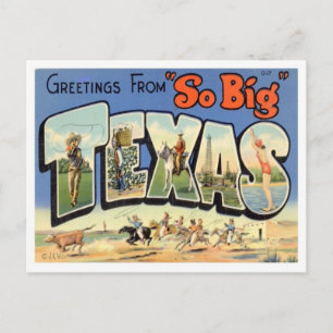 Grüße aus Texas Postkarte