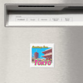 "Grüße aus Tokio" Magnet (In Situ (Geschirrspüler))