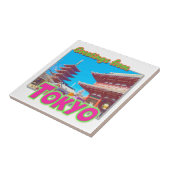 "Grüße aus Tokio" Tile Fliese (Seite)