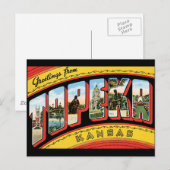 Grüße aus Topeka Postkarte (Vorne/Hinten)