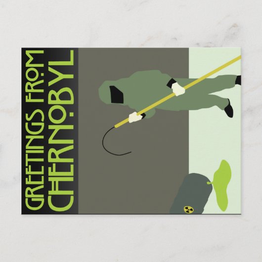 Grüße aus Tschernobyl Postkarte (Vorderseite)
