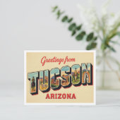 Grüße aus Tucson AZ Postkarte (Stehend Vorderseite)