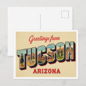 Grüße aus Tucson AZ Postkarte (Vorne/Hinten)