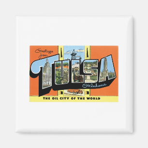 Grüße aus Tulsa, Oklahoma Magnet