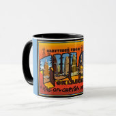 Grüße aus Tulsa Tasse (Vorderseite Links)