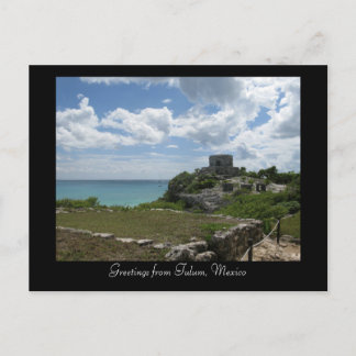 Grüße aus Tulum, Mexiko Postkarte
