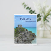 Grüße aus Tulum Postkarte (Stehend Vorderseite)