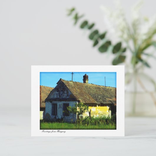 Grüße aus Ungarn Postkarte (Stehend Vorderseite)