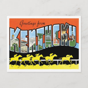 Grüße aus US-Bundesstaaten Kentucky Postkarte