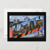 Grüße aus Utah Postkarte (Vorne/Hinten)
