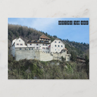 Grüße aus Vaduz, Liechtenstein Postkarte