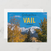 Grüße aus Vail Colorado Postcard Postkarte (Vorne/Hinten)