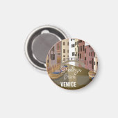 Grüße aus Venedig Magnet (Vorderseite/Rückseite)