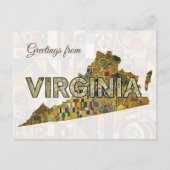Grüße aus Virginia Postkarte (Vorderseite)
