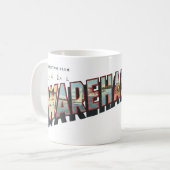 Grüße aus Wareham (Masse) Tasse (Vorderseite Links)