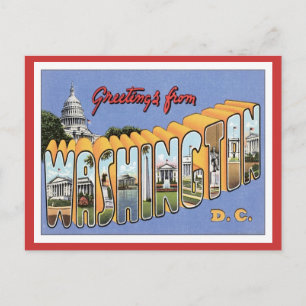Grüße aus Washington, D.C. USA Postkarte