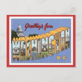 Grüße aus Washington, D.C. USA Postkarte (Vorderseite)