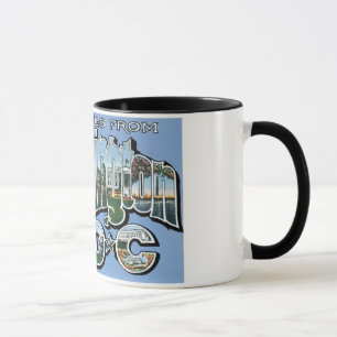 Grüße aus Washington D.C.! Vintage-Postkarte Tasse