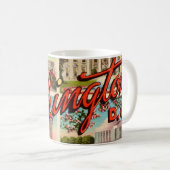 Grüße aus Washington DC Kaffeetasse (VorderseiteRechts)