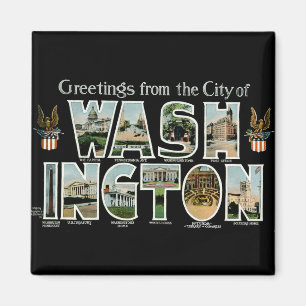 Grüße aus Washington DC! Magnet