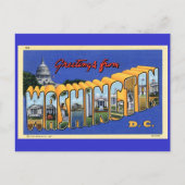 Grüße aus Washington DC! Postkarte (Vorderseite)