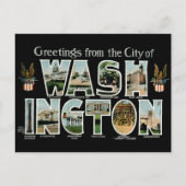 Grüße aus Washington DC! Postkarte (Vorderseite)