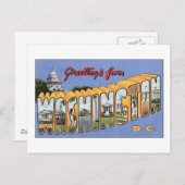 Grüße aus Washington, DC Postkarte (Vorne/Hinten)