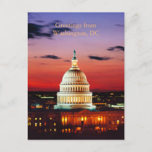 Grüße aus Washington, DC Postkarte