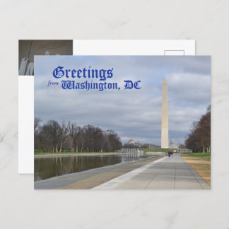 Grüße aus Washington, DC Postkarte