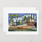 Grüße aus Waynesville, North Carolina! Postkarte (Vorne/Hinten)