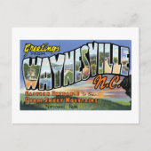 Grüße aus Waynesville, North Carolina! Postkarte (Vorderseite)