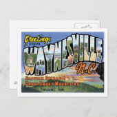Grüße aus Waynesville North Carolina US City Postkarte (Vorne/Hinten)