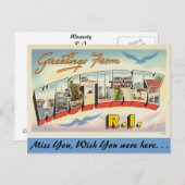 Grüße aus Westerland Postkarte (Vorne/Hinten)