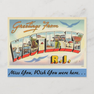 Grüße aus Westerland Postkarte
