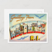 Grüße aus Westerland, Rhode Island Travel Postkarte (Vorne/Hinten)