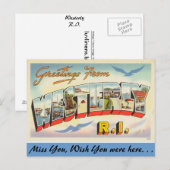 Grüße aus Westerly Postkarte (Vorne/Hinten)