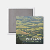 Grüße aus Western Serbien - Divčibare 1 Magnet (Vorderseite/Rückseite)