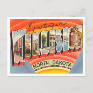 Grüße aus Williston, North Dakota Reise Postkarte