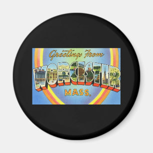 Grüße aus Worcester Massachusetts Magnet