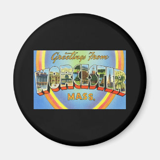 Grüße aus Worcester Massachusetts Magnet