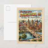 Grüße aus Youngstown OH Postkarte (Vorne/Hinten)