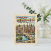 Grüße aus Youngstown OH Postkarte (Stehend Vorderseite)